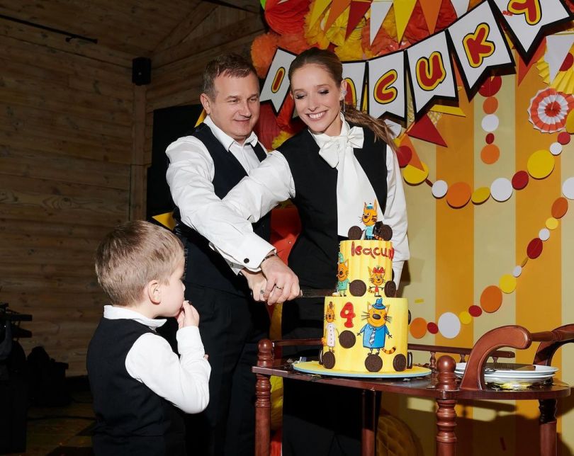 Катя Осадчая и Юрий Горбунов с сыном